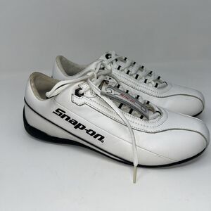Snap-on Tools Racing Shoes White BlackMen’s Size 7 Style Throttle